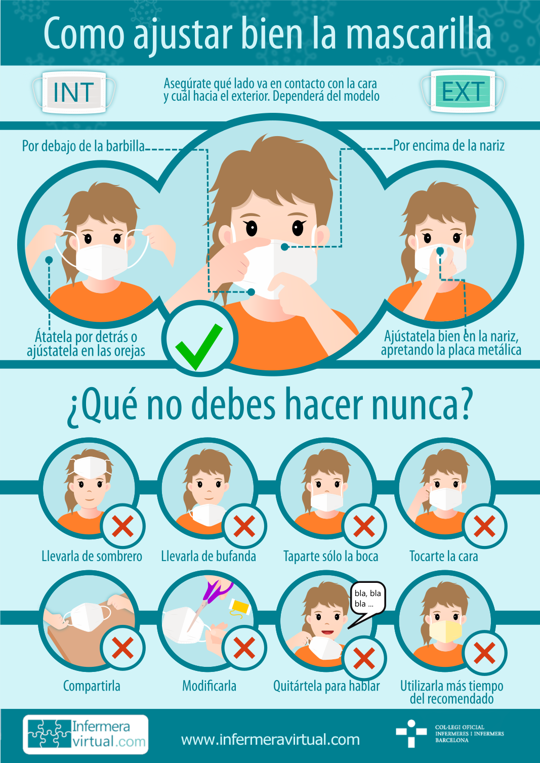 Como ajustar la mascarilla